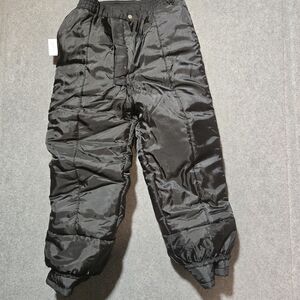 Black Kids Winter Pants
